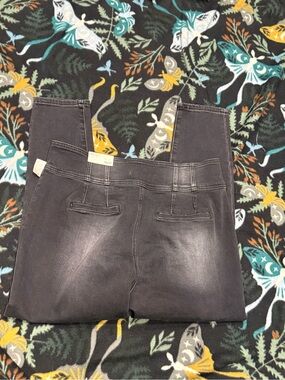 KanCan High Rise Skinny Jeans Black Wash Stretch NWT Size 32x27